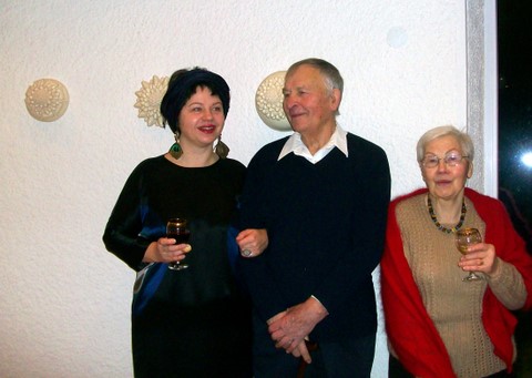 R. Pranckevičiūtė su tėvais Antanu ir Jadvyga Pranckevičiais
